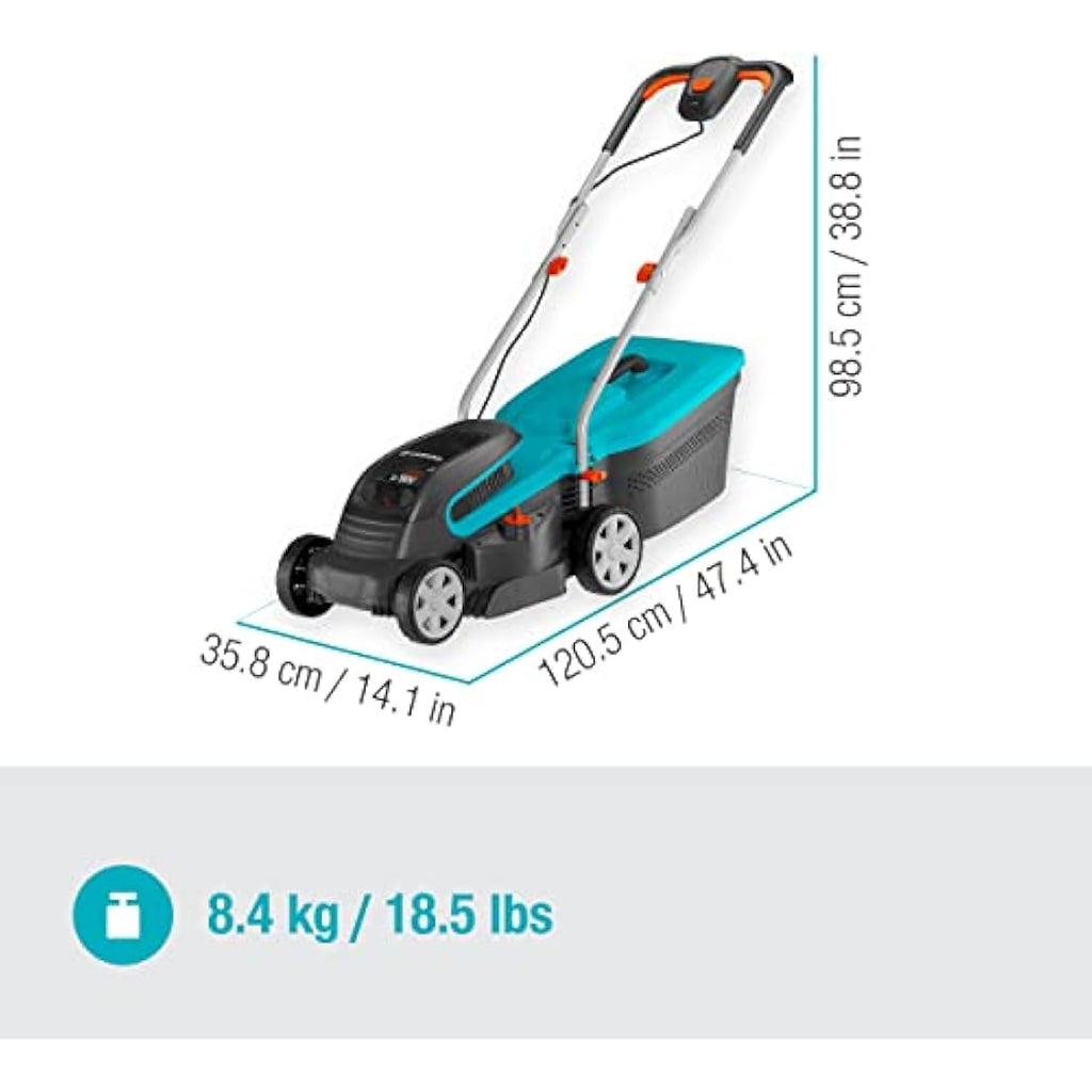 Gardena PowerMax 32/36V P4A Battery Lawnmower – 32cm Cutting Width
