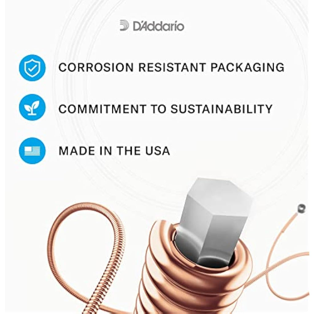 D'Addario Phosphor Bronze 12-String Acoustic Guitar Strings, 09-45