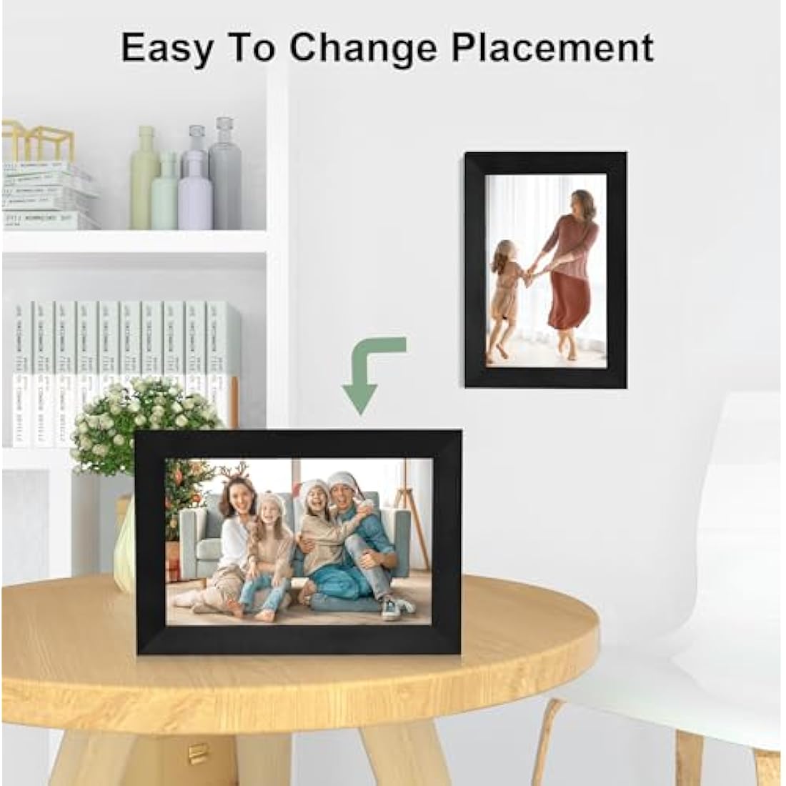Veidoo 10 inch WiFi Digital Photo Frame | 32GB IPS Touch Screen