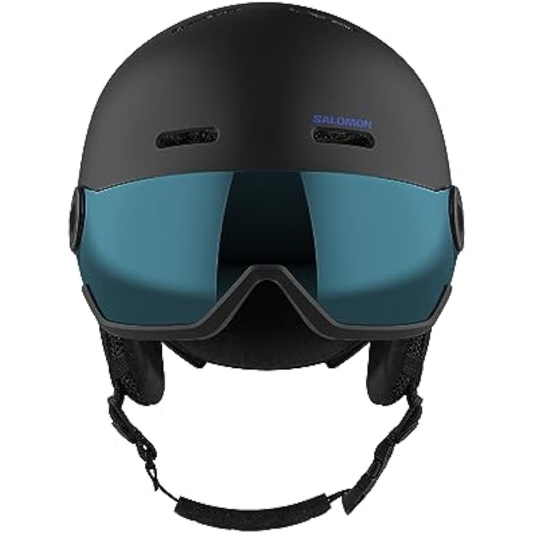 Salomon Orka Kids Visor Ski & Snowboard Helmet - Black Junior