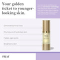 PRAI 24k Gold Caviar Wrinkle Repair Serum | Anti-Aging & Firming 30ml