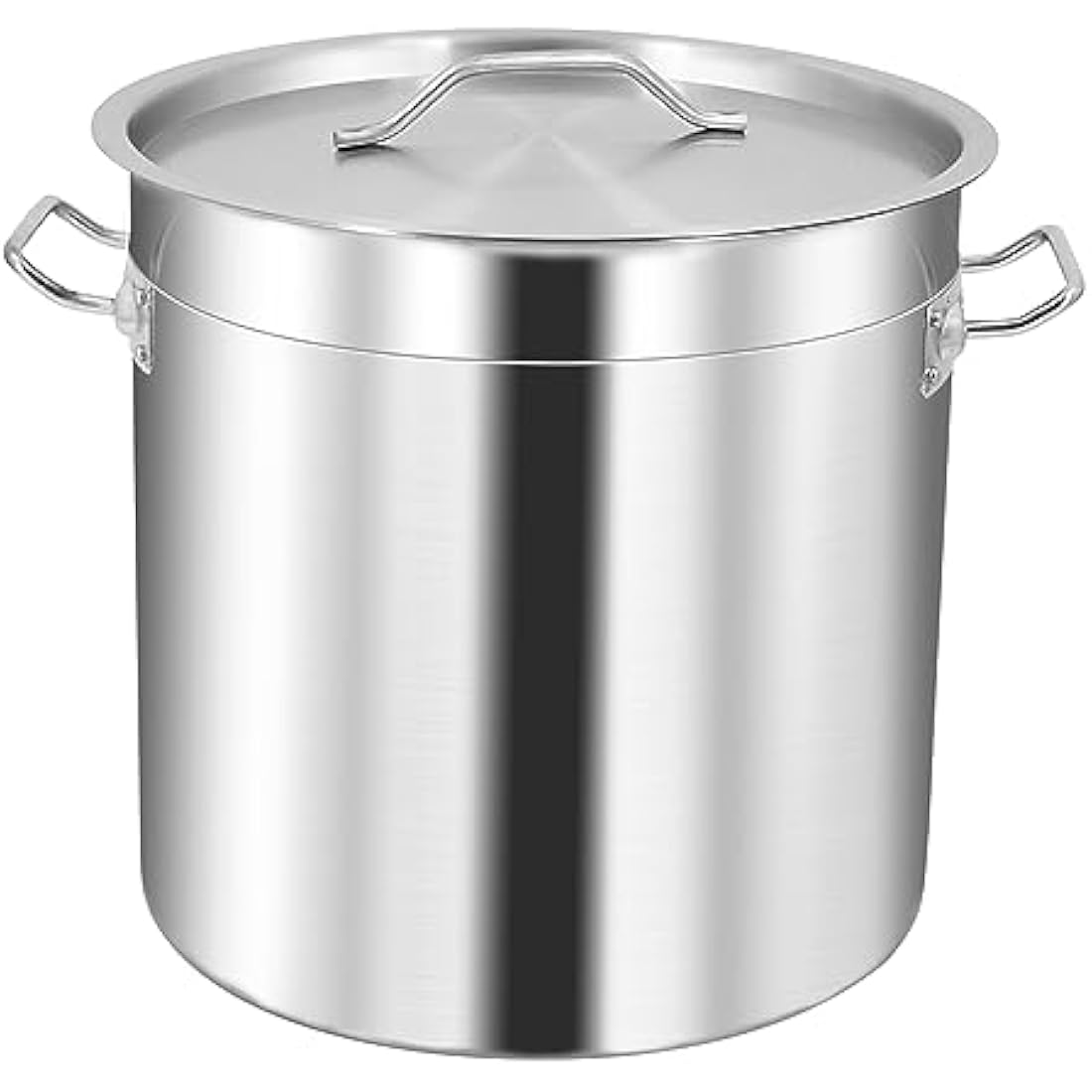 MOOTACO 25L Stainless Steel Stock Pot | Tri-Ply Induction Soup Pot