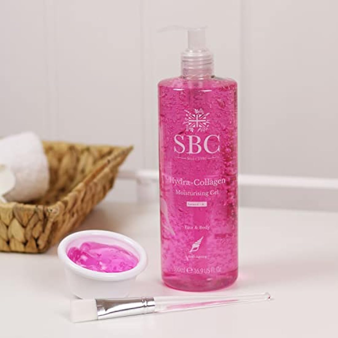 SBC Skincare Marine Collagen Gel 500ml – Hydrating Face & Body Moisturiser