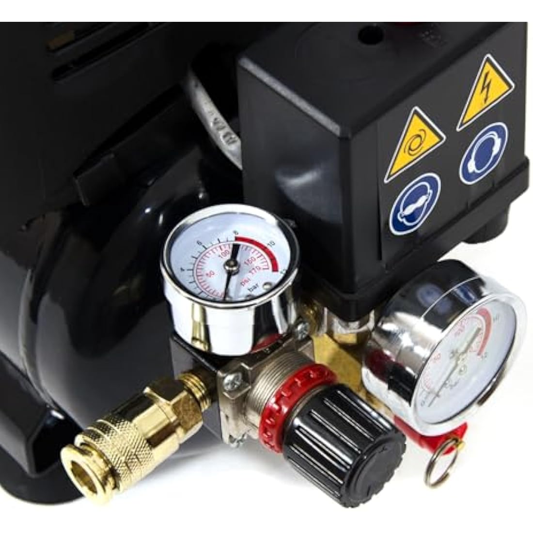 6L Air Compressor | 1.5 HP Oil-Free Portable Air Tank