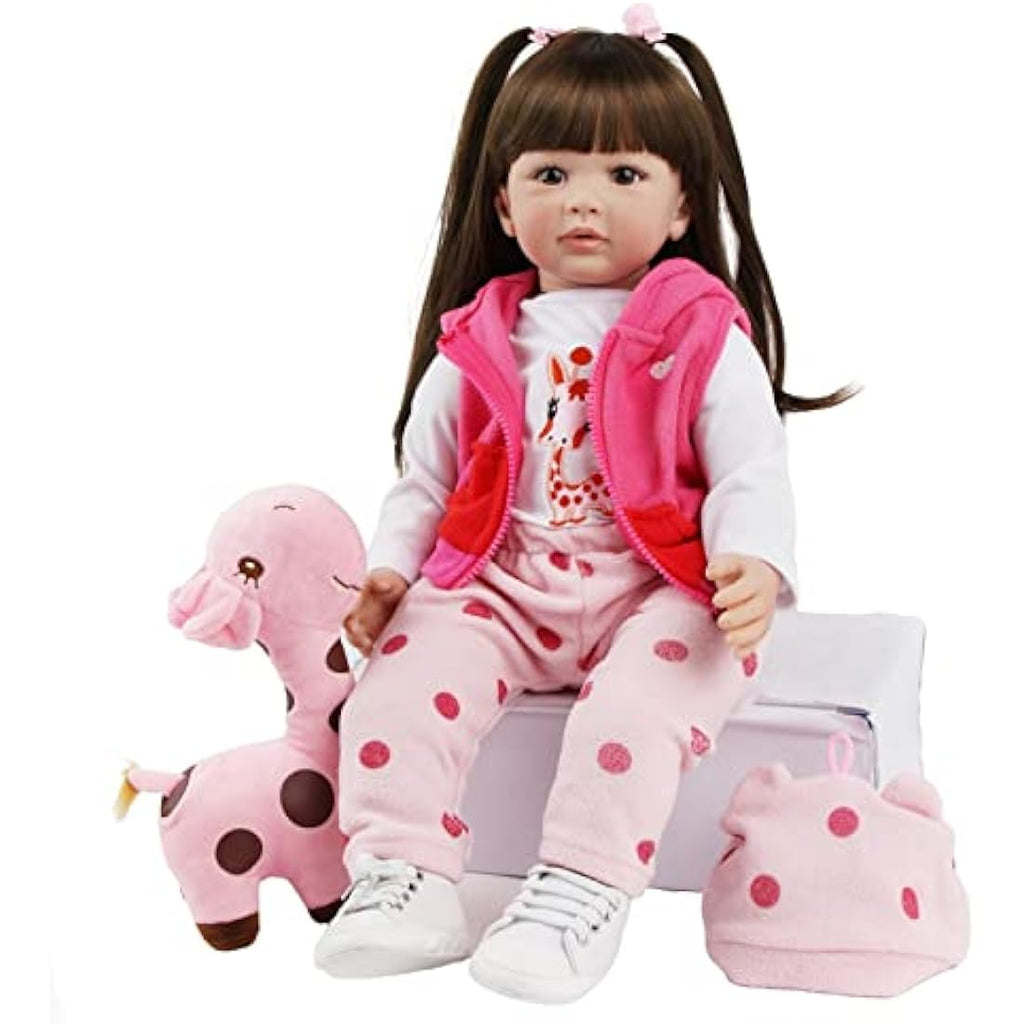 ZIYIUI 24-Inch Reborn Baby Doll – Realistic Soft Silicone Vinyl Girl
