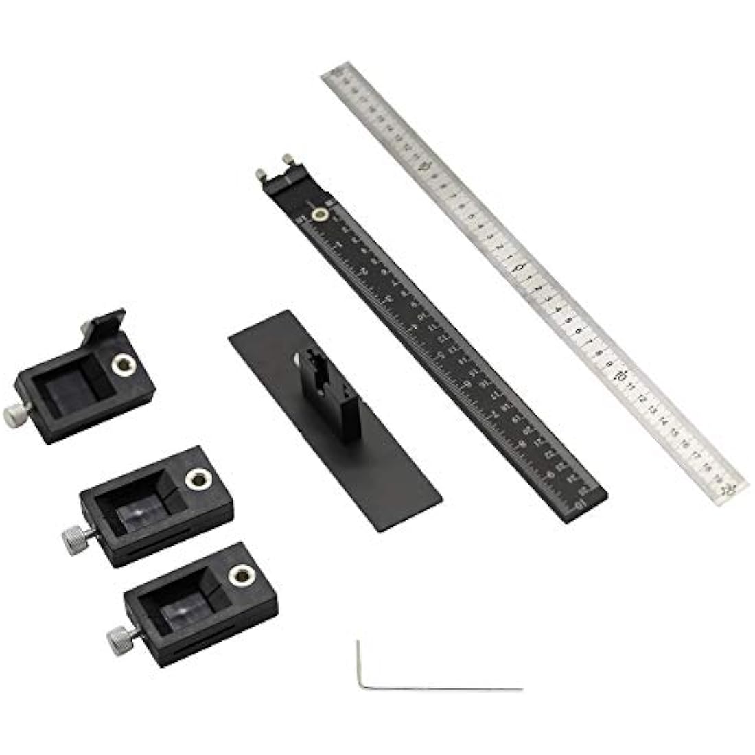 Cabinet Hardware Jig – Aluminum Woodworking Drill Guide Tool