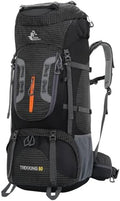 Jolof Store 80L Waterproof Hiking Backpack – Large Camping Rucksack