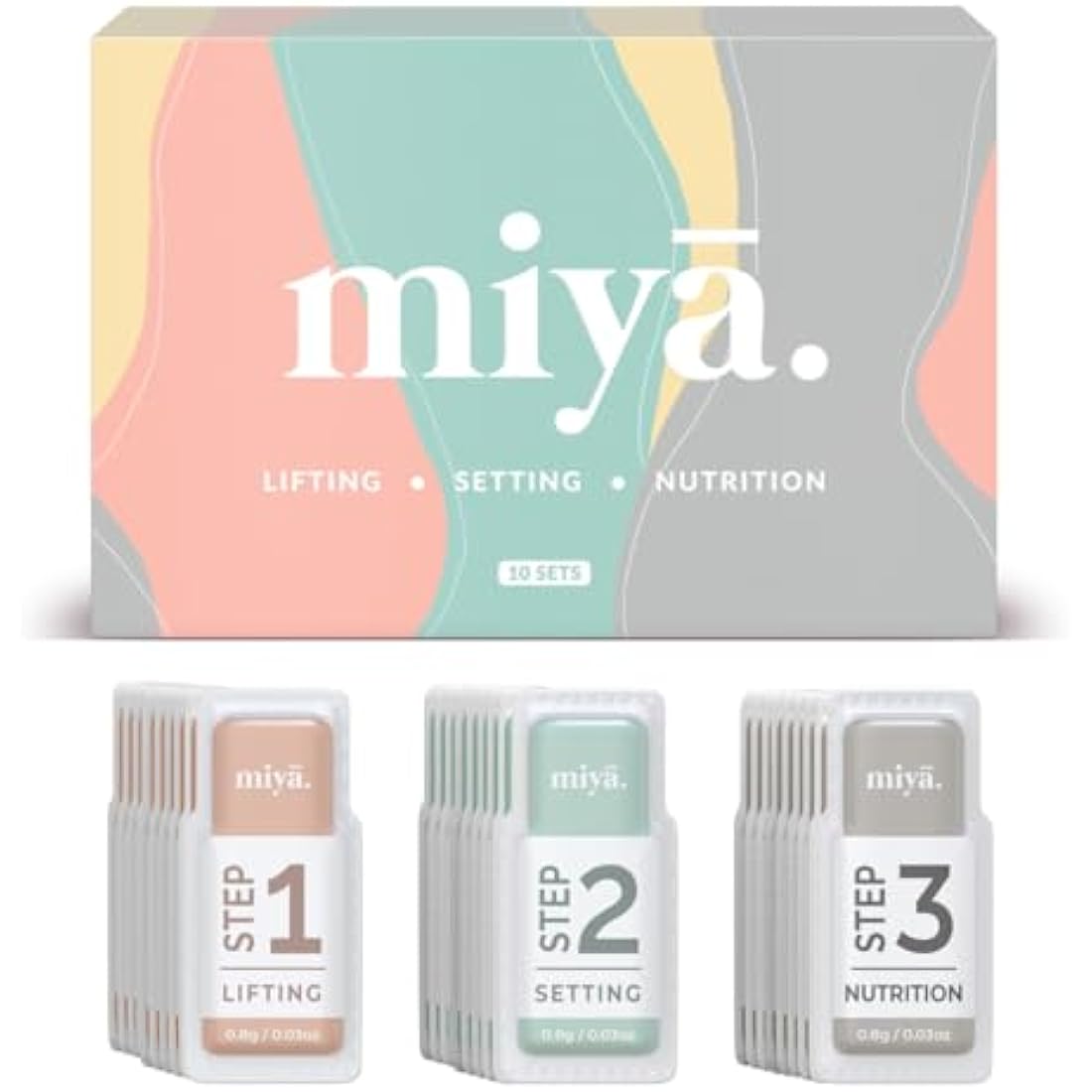 Miya Lash 2-in-1 Lash Lift & Brow Lamination Refill Set | 10 Treatments