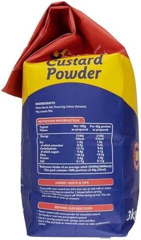 Bird's Original Instant Custard Powder Dessert Mix - 3kg Tub