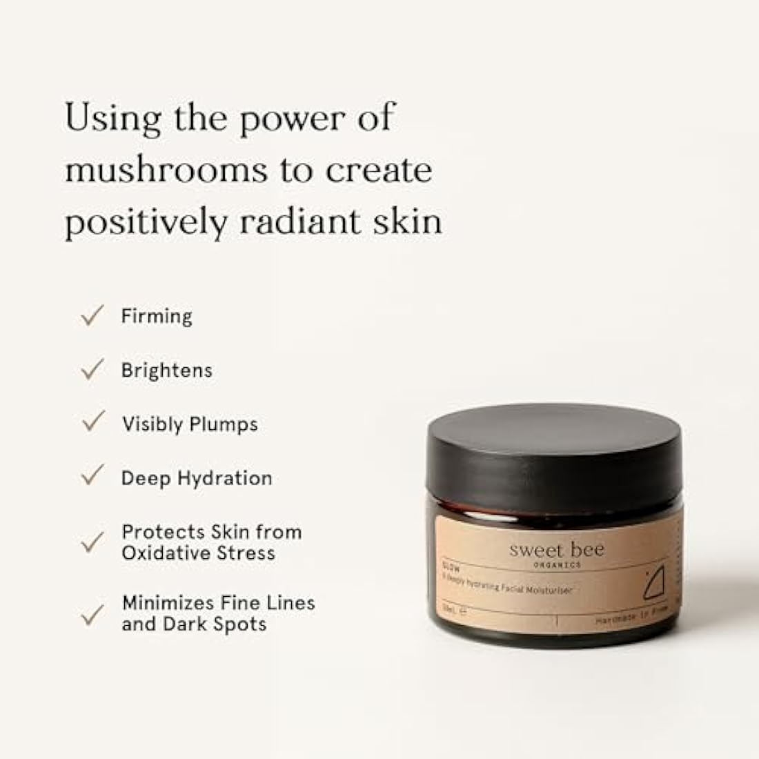 Jolof Store Sweet Bee Glow Face Cream – Brightening Rosehip Moisturiser