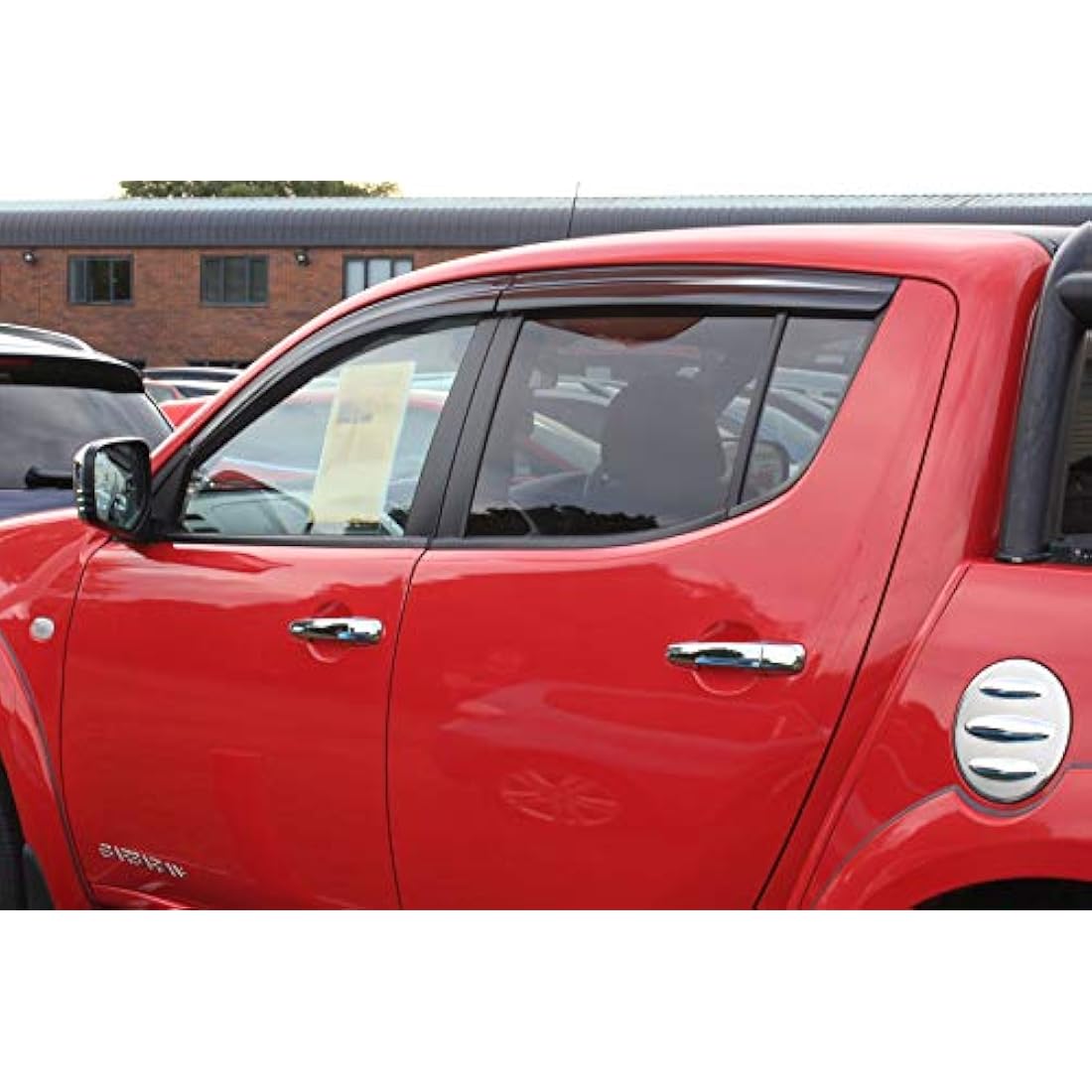 Auto Clover Wind Deflectors for Mitsubishi L200 2006-2015 Double Cab