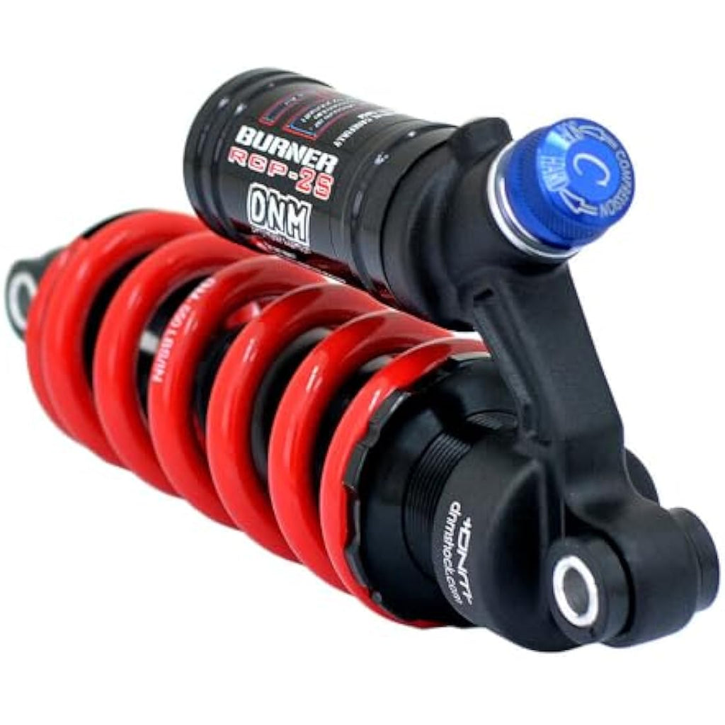 DNM RCP2S Bike Rear Coil Shock Absorber – 190x51mm 550lbs Red Aluminium
