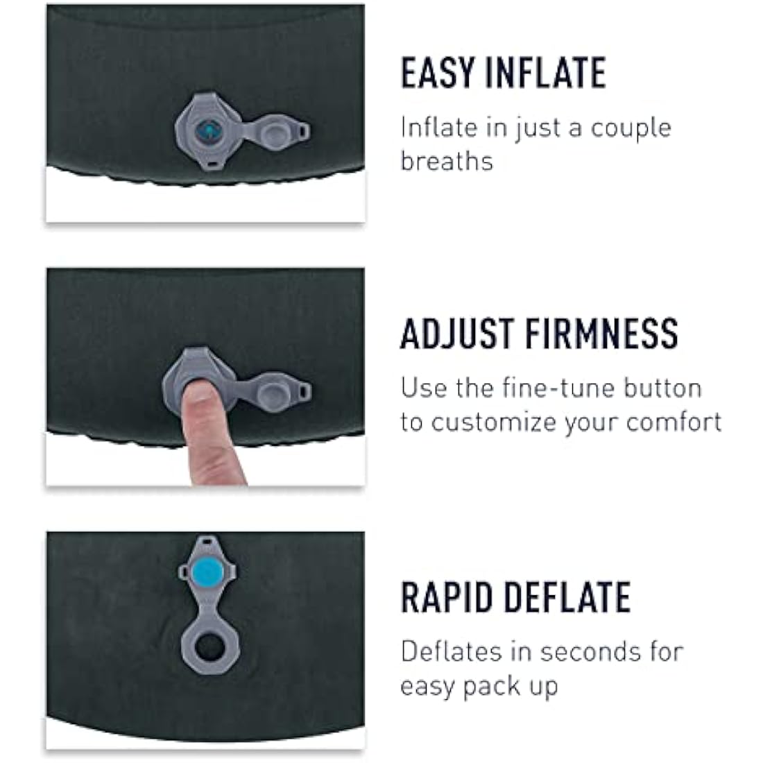 Sea to Summit Aeros Ultralight Deluxe Pillow XL – Inflatable Sea Foam