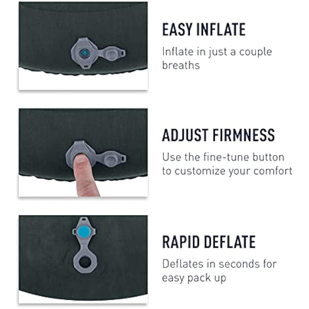 Sea to Summit Aeros Ultralight Deluxe Pillow XL – Inflatable Aqua Blue