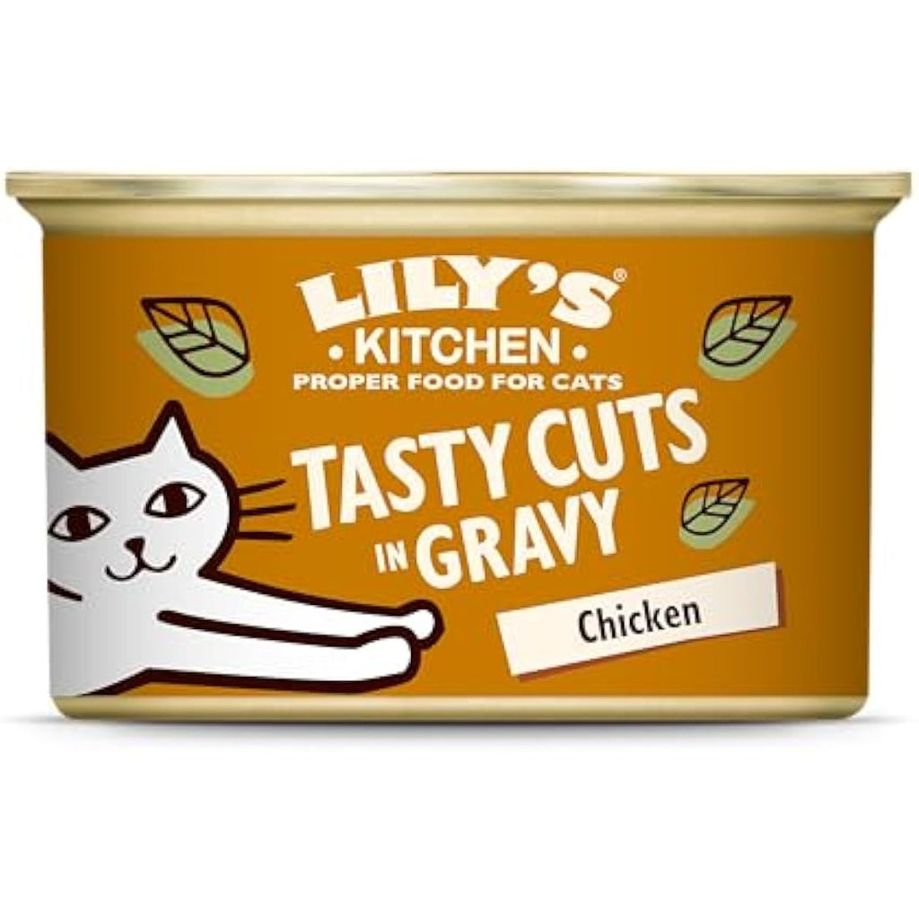 Lily's Kitchen Grain-Free Chicken Wet Cat Food in Gravy - 24 x 85g