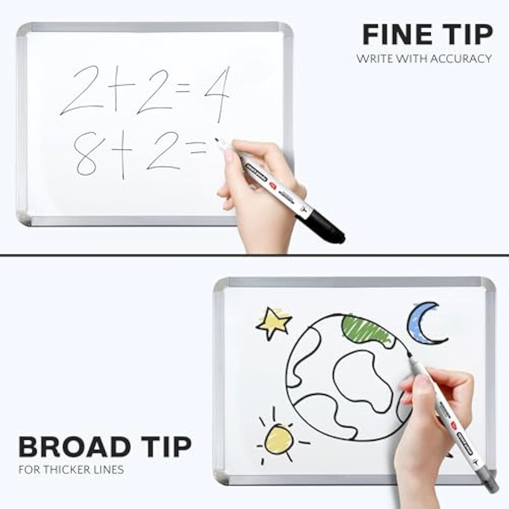Smart Panda Dual Tip Whiteboard Pens – 12 Pastel Dry Erase Markers