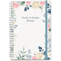 Undated A5 Planner – Weekly & Monthly Goal Tracker Journal