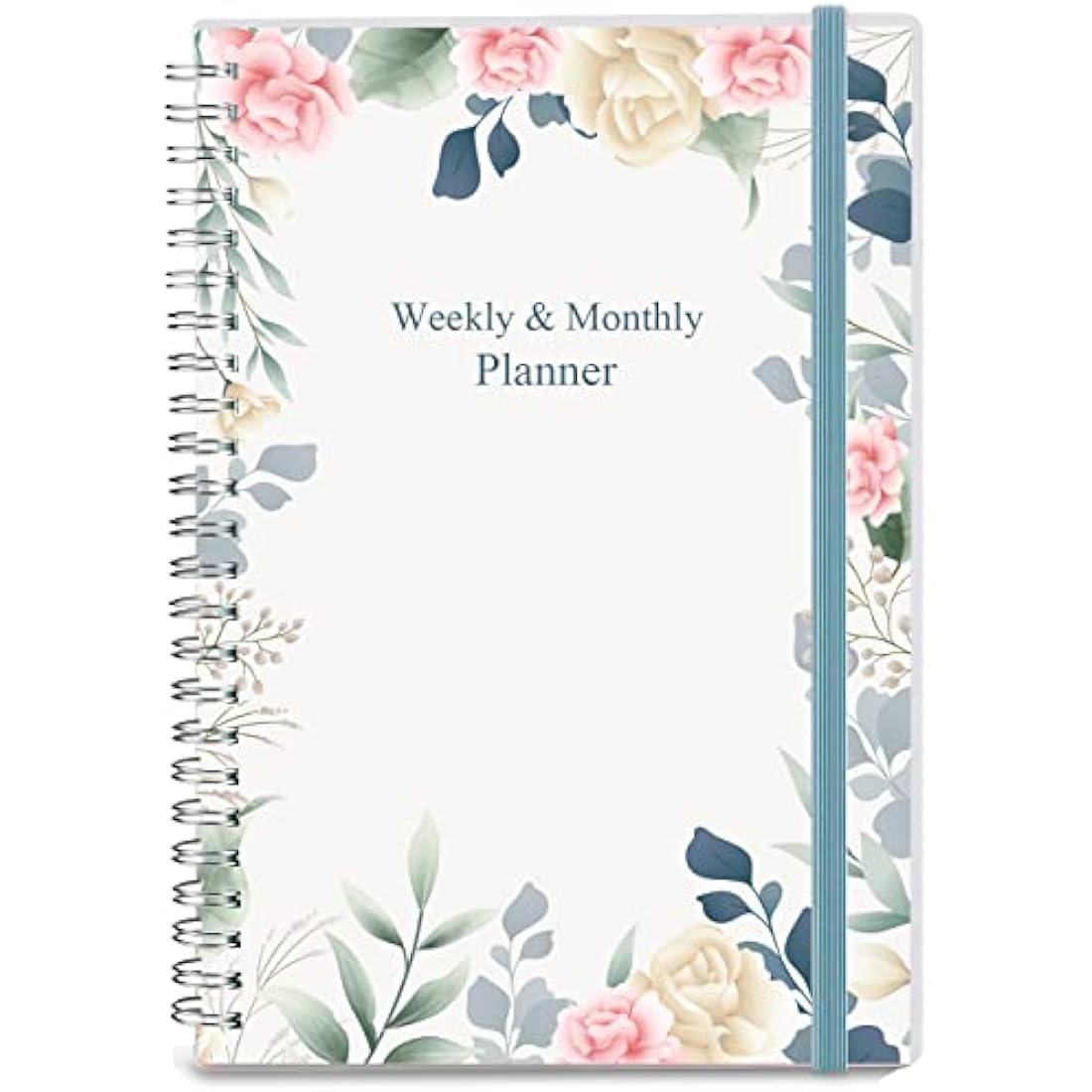 Undated A5 Planner – Weekly & Monthly Goal Tracker Journal