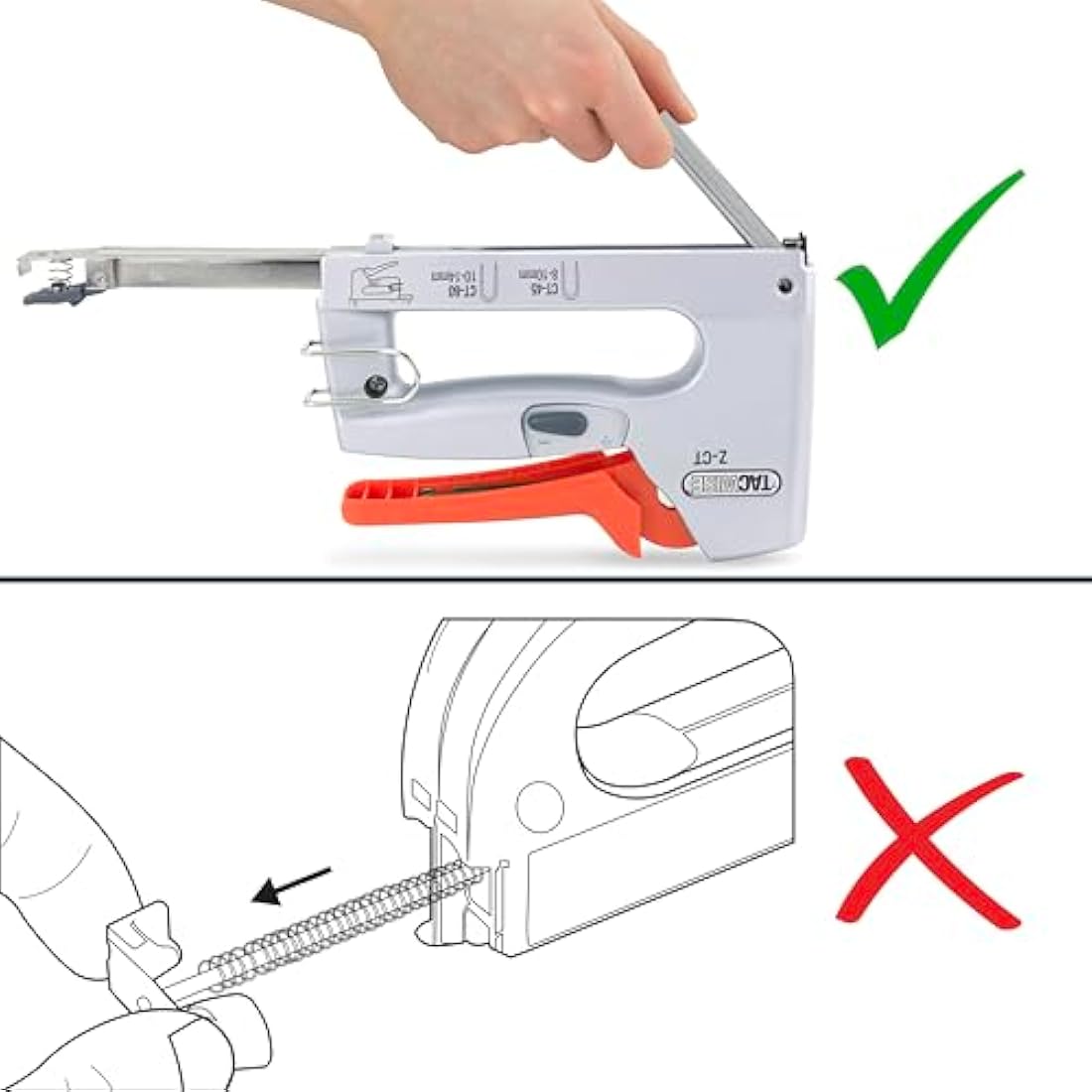 Tacwise Z-CT Heavy Duty Metal Cable Tacker with 4000 Staples