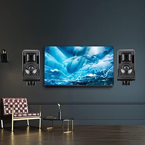 Suptek Dual Speaker Wall Mounts | Tilt & Swivel Brackets for 25kg