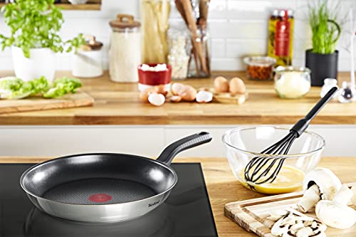 Tefal Comfort Max 24/28cm Stainless Steel Non-Stick Frying Pan Set