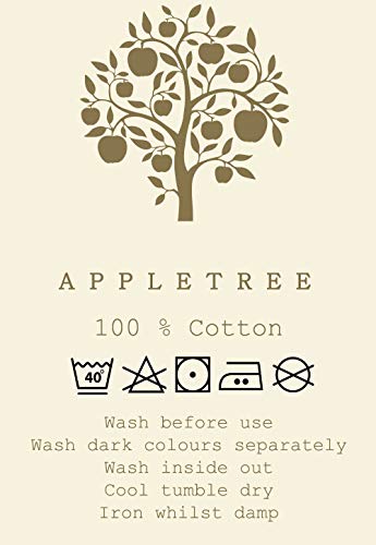 Appletree Leda-100 King Duvet Cover Set | 100% Cotton Grey & Ochre