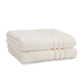 Catherine Lansfield Zero Twist Cotton Bath Sheet Pair, Cream - 90x140cm
