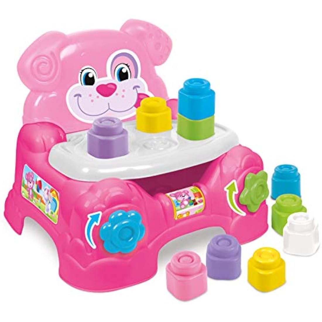 Clementoni Clemmy Baby Dog Armchair – Soft Sensory Toy Bricks Set