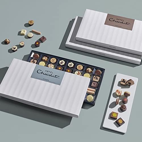 Hotel Chocolat Everything Luxe Box - 40 Assorted Gourmet Chocolates, 525g