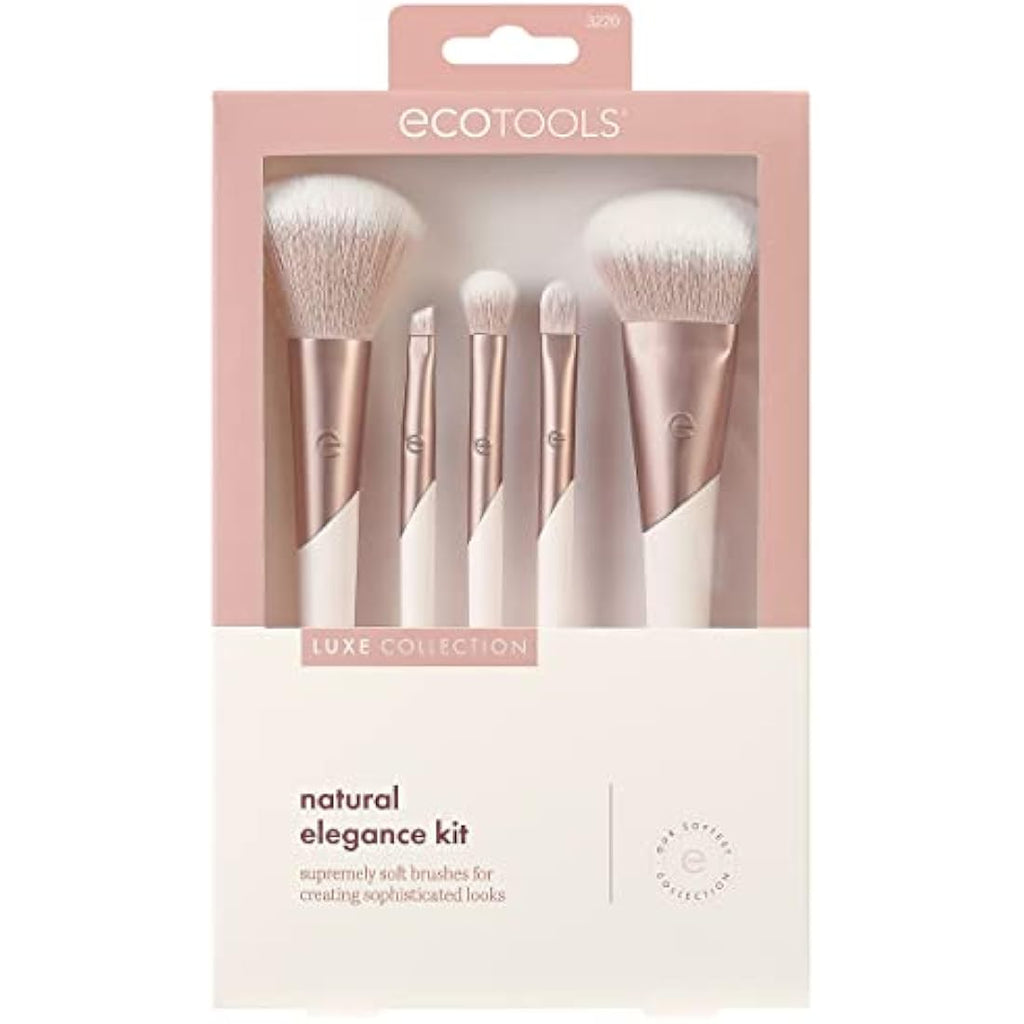 EcoTools Luxe Natural Elegance 5-Piece Professional Makeup Brush Set