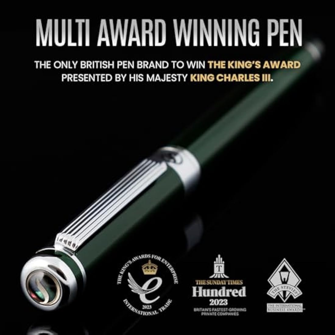 Scriveiner British Racing Green Lacquer Rollerball Pen – Luxury Executive