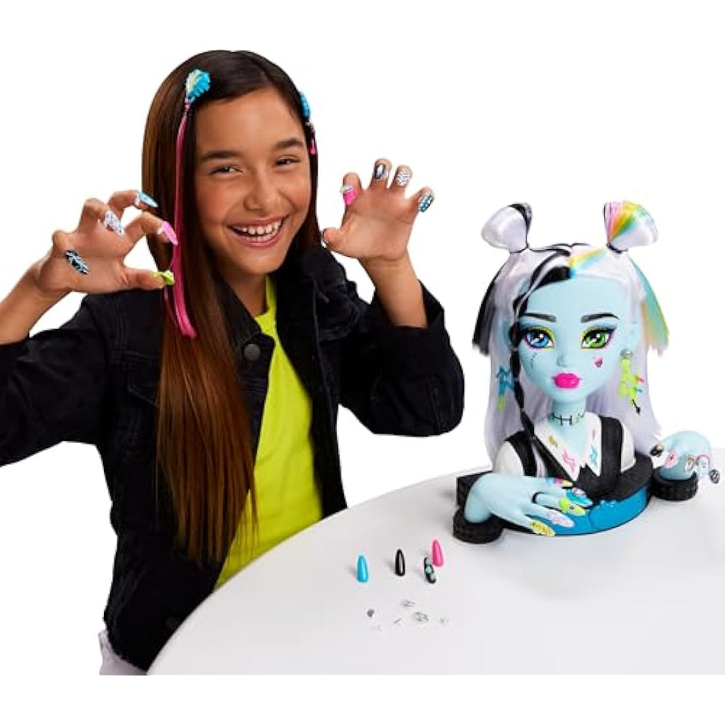 Monster High Frankie Stein Styling Head Doll - Hair Styling Toy Gift