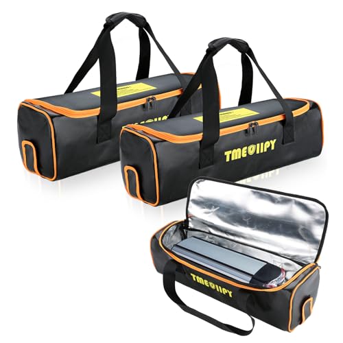 TMEOIIPY Ebike Battery Bag – Fireproof Lipo Charging & Storage Case, 20in