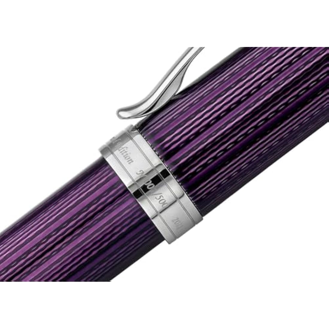 Xezo Incognito Purple Metallic Ballpoint Pen | Platinum Plated Brass