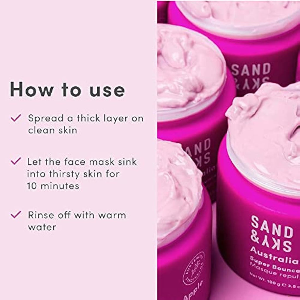 Sand & Sky Australian Glow Berries Super Bounce Mask with Vitamin C