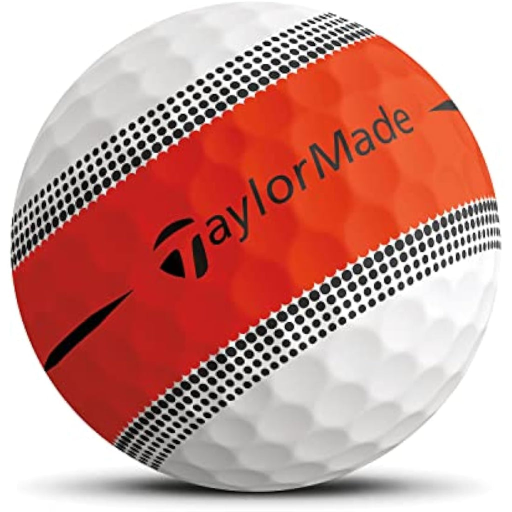 TaylorMade Tour Response Stripe Golf Balls – 3-Piece Urethane – Yellow