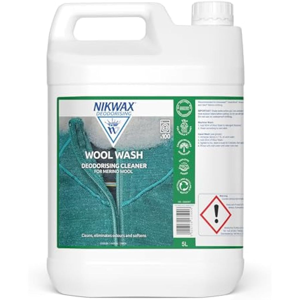 Nikwax Wool Wash – High-Performance Merino Cleaner & Conditioner - 5L