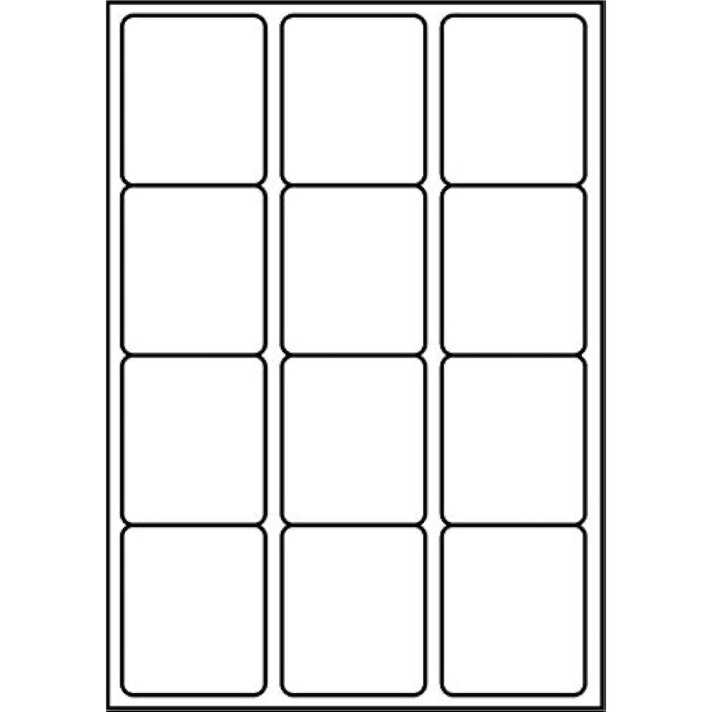 Jolof Store A4 Address Labels - 12 Per Sheet, 100 Sheets (1200 Labels)