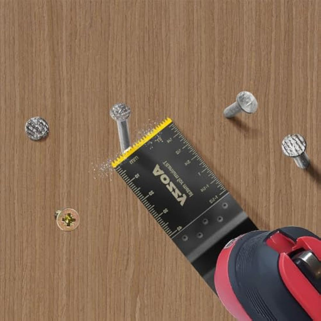 Jolof Store 50PC Oscillating Tool Blades – Titanium & Quick Release Set