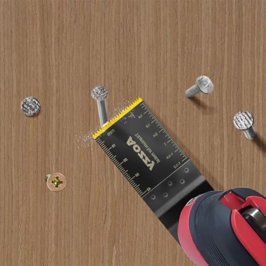 Jolof Store 50PC Oscillating Tool Blades – Titanium & Quick Release Set