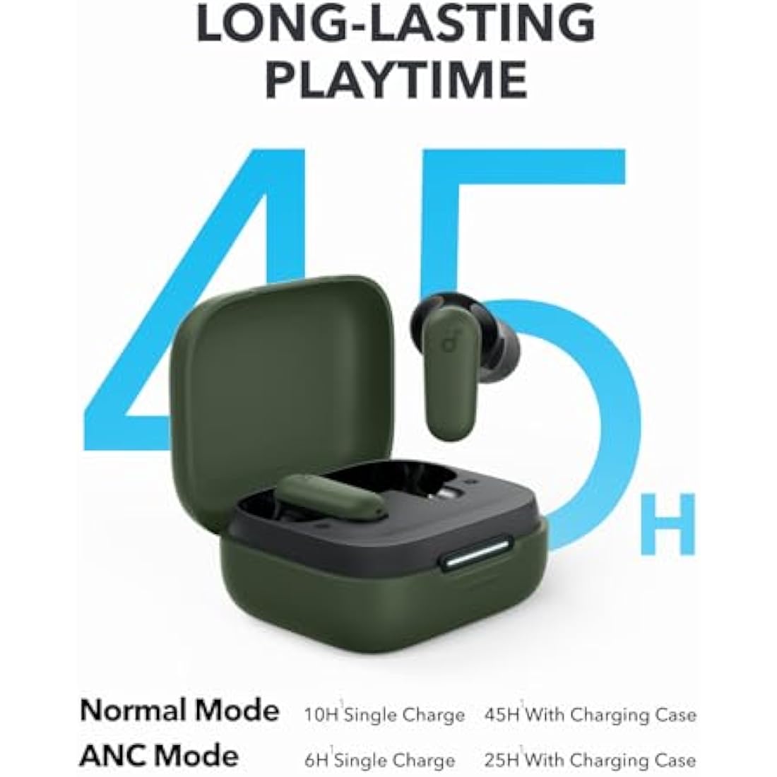 Anker soundcore P30i Noise Cancelling Earbuds | 45H Playtime & Stand