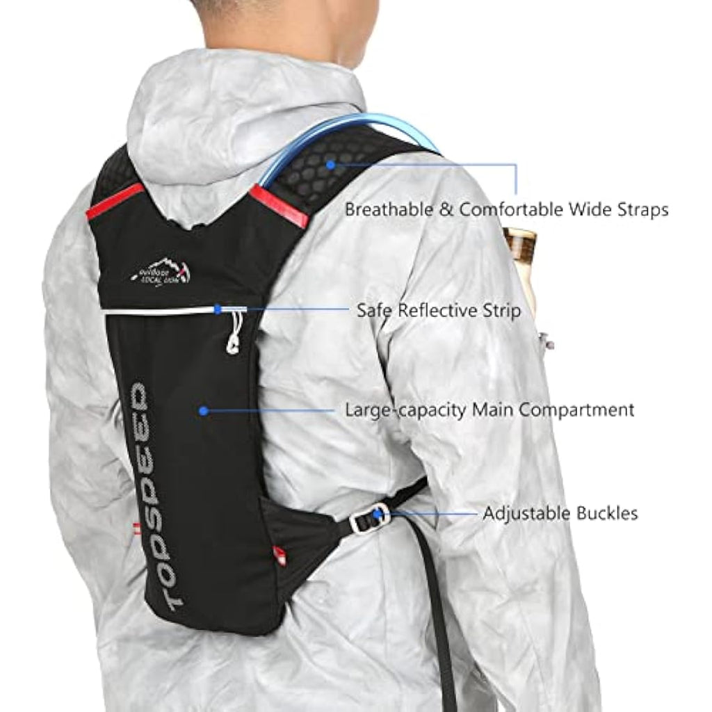 Lixada 5L Lightweight Hydration Backpack | Breathable Running Vest