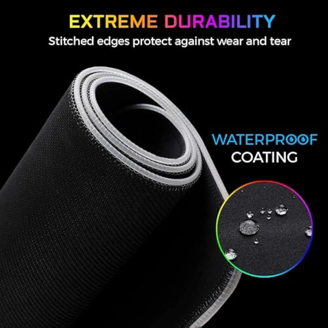 G-LAB Pad Rubidium XXL RGB Gaming Mouse Pad – 800x300mm Water Resistant