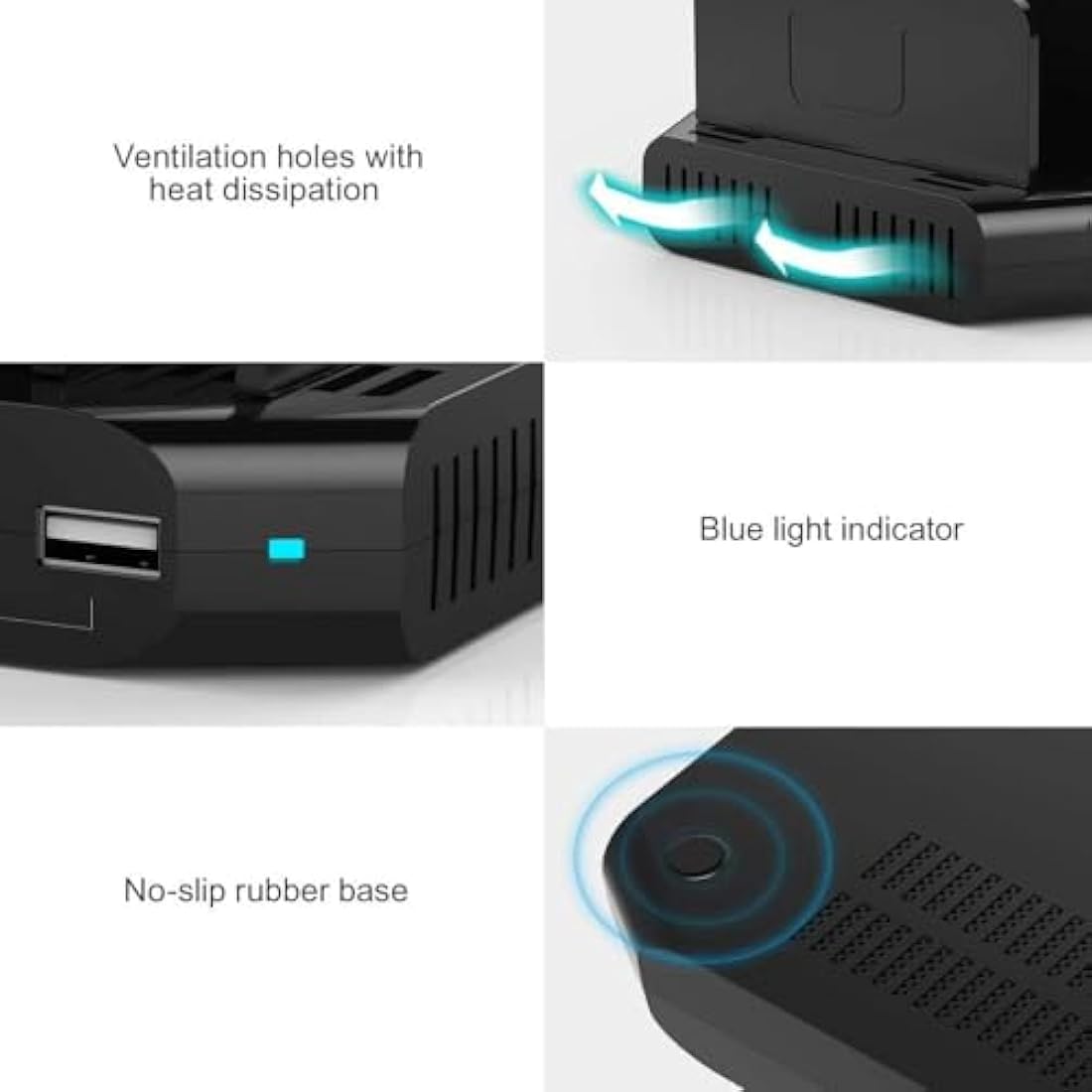 Alxum 60W 10-Port USB Charging Station | Fast Multi-Device Charger