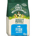 James Wellbeloved Adult Fish & Rice Hypoallergenic Dry Dog Food - 15kg