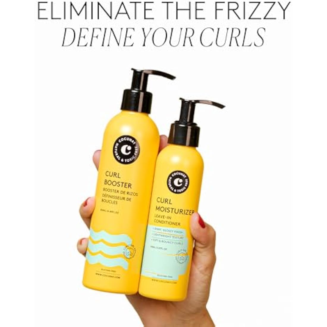 COCUNAT Curly Method Duo – Moisturizer Leave-in and Curl Booster Kit