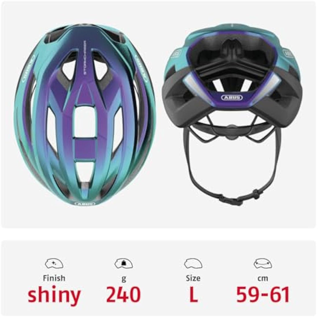 ABUS StormChaser Road Bike Helmet – Lightweight Vented Cycling Helmet