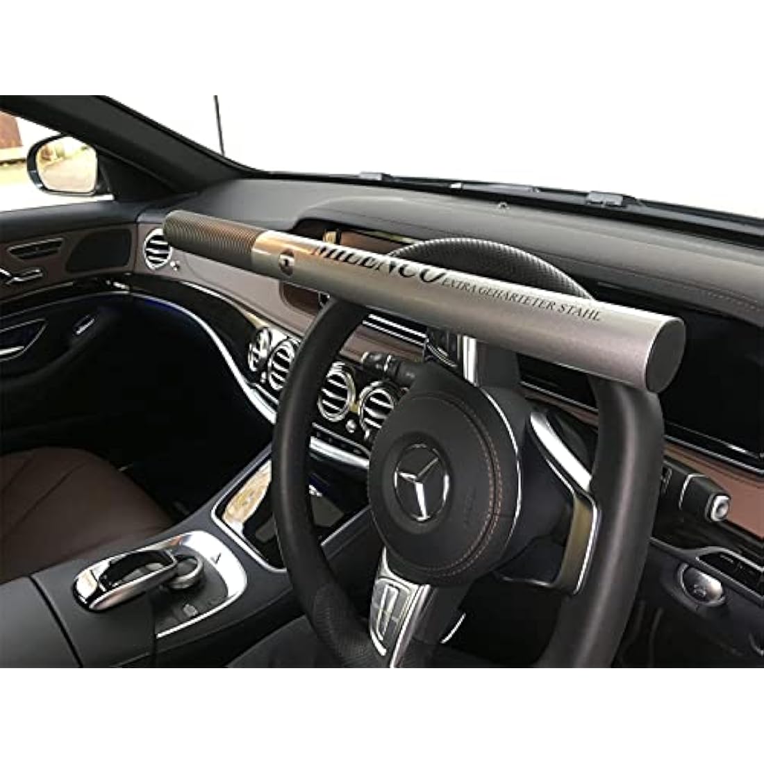 Milenco High Security Steering Wheel Lock – Sold Secure Gold Silver