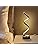 ELINKUME Modern Spiral LED Table Lamps | Set of 2 Dimmable Bedside Lights