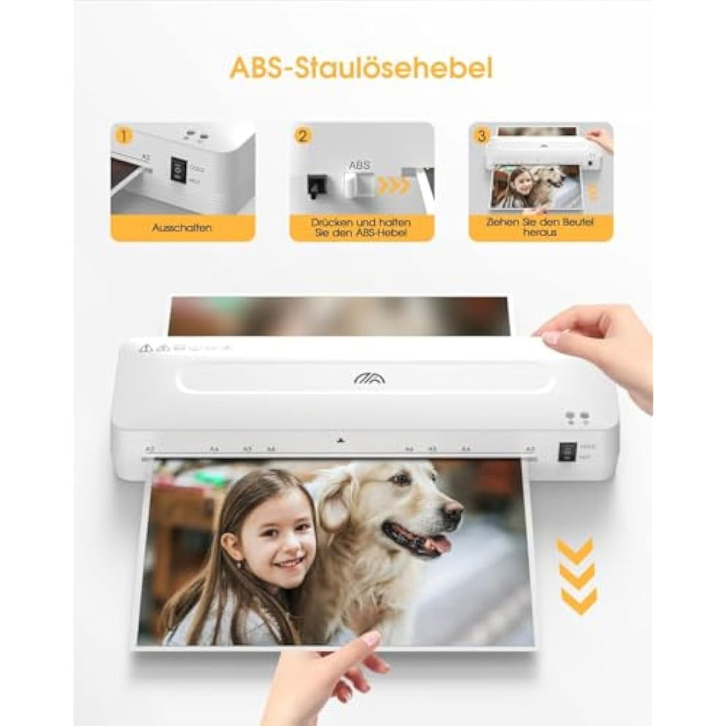 Jolof Store A3 Laminator Machine – Thermal & Cold Kit with Paper Trimmer